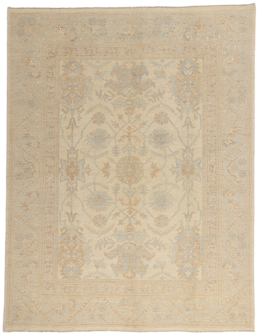 9 x 11 Organic Modern Oushak Rug 80214