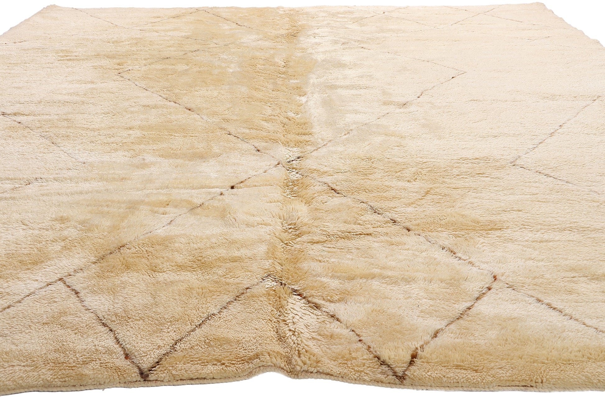 10 x 13 Organic Modern Beni Mrirt Moroccan Rug 20716