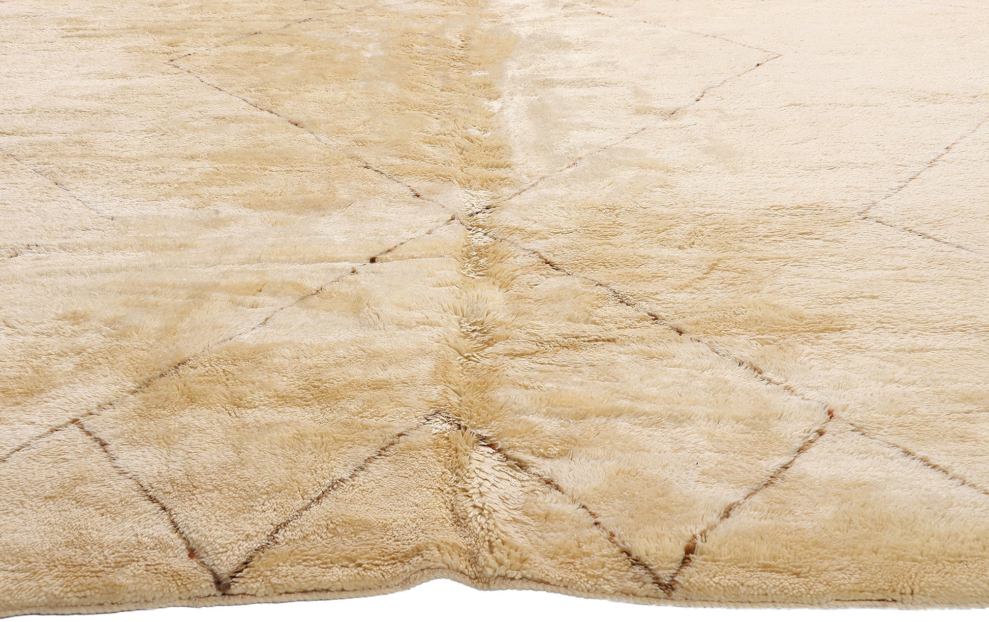 10 x 13 Organic Modern Beni Mrirt Moroccan Rug 20716