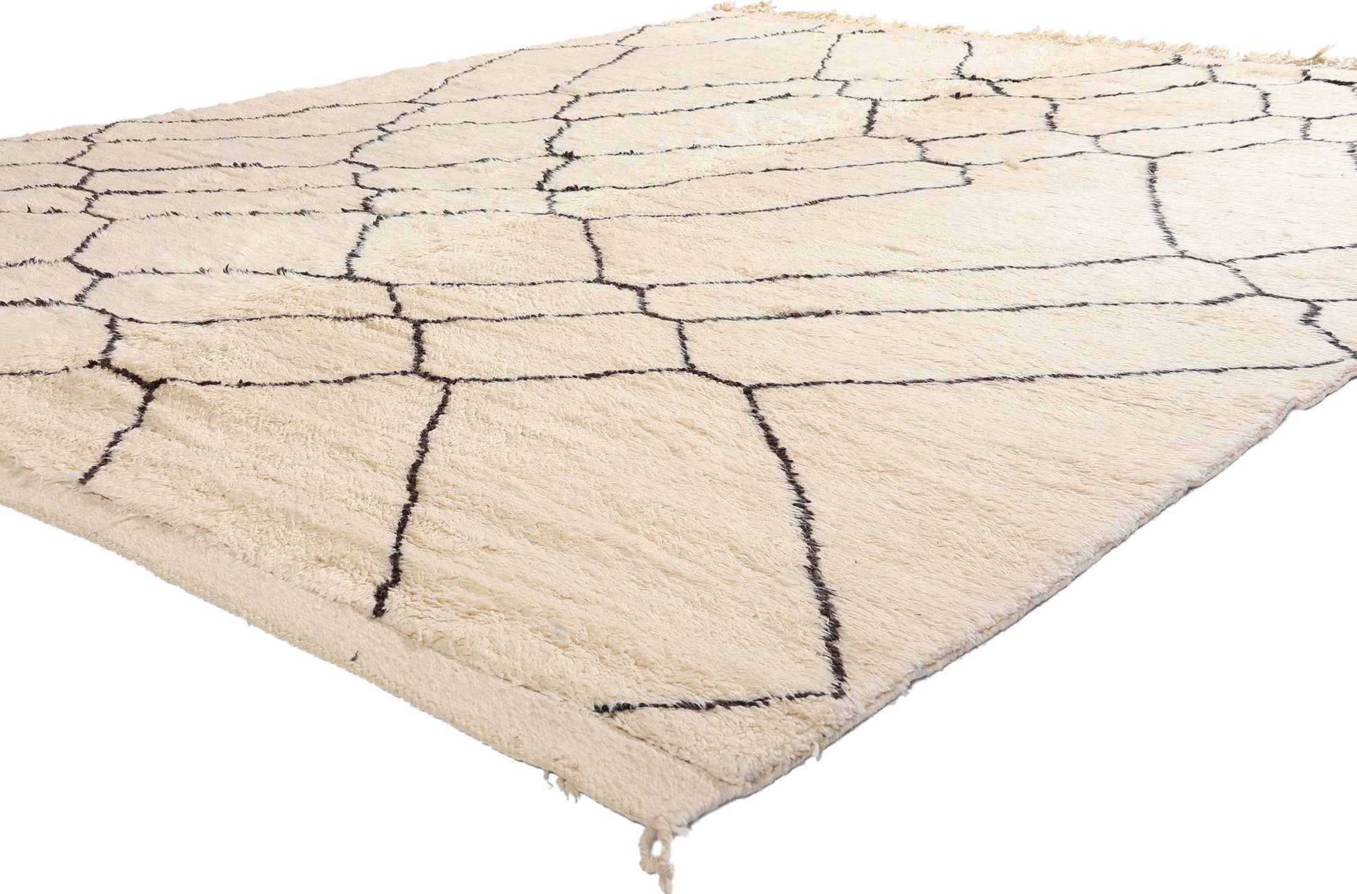 10 x 12 - Organic Modern Beni Mrirt Moroccan Rug - 21097