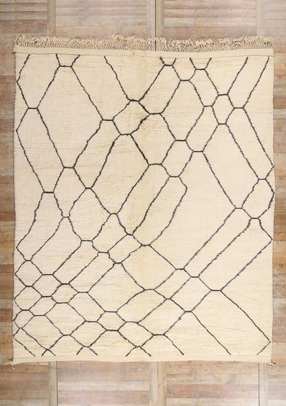 10 x 12 - Organic Modern Beni Mrirt Moroccan Rug - 21097