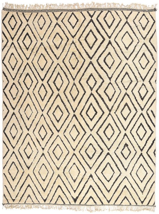 10 x 12 Organic Modern Beni Mrirt Moroccan Rug 21158