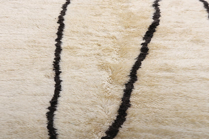 11 x 13 - Organic Modern Beni Mrirt Moroccan Rug - 21123