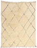9 x 12 - Organic Modern Beni Mrirt Moroccan Rug - 21175