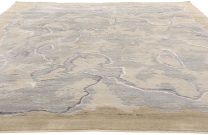 8 x 10 Ethereal Earthscape Organic Modern Biophilic Rug 31139