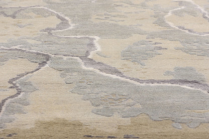 8 x 10 Ethereal Earthscape Organic Modern Biophilic Rug 31139
