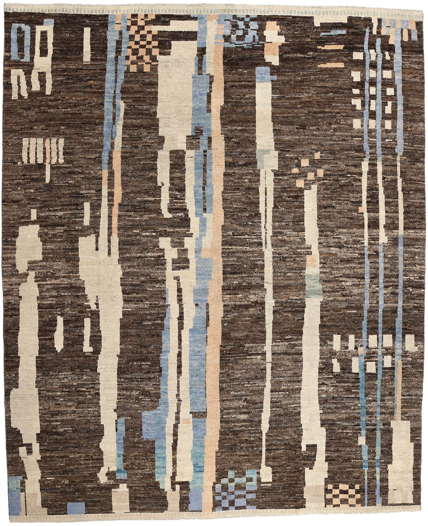 12 x 15 Organic Modern Brutalist Moroccan Rug 81065
