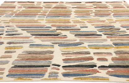 8 x 10 Modern Earthly Reflections High-Low Textured Rug 81147
