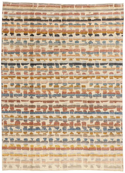 9 x 12 Modern Earthly Reflections High-Low Textured Rug 81156