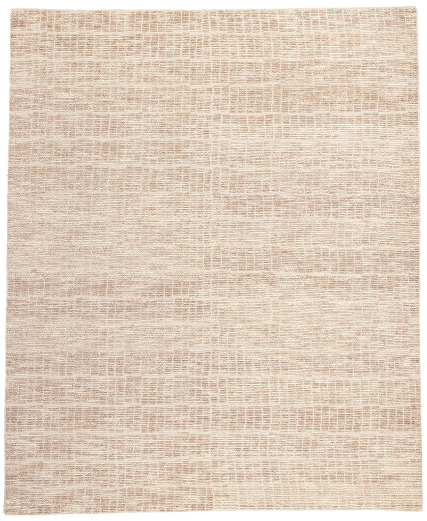 8 x 10 - Tan Indian Contemporary Rug - 30989