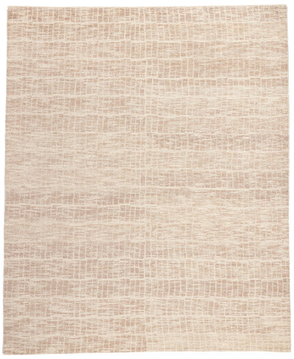 8 x 10 - Tan Indian Contemporary Rug - 30989