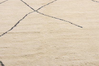 10 x 13 - Beige Pakistani Moroccan Rug - 80698