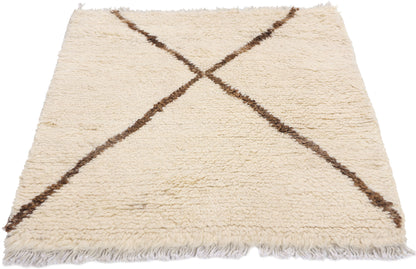 2 x 3 Organic Modern Moroccan Rug 81136