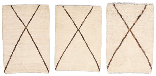 2 x 3 Organic Modern Moroccan Rug 81136