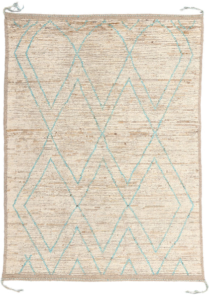 5 x 7 Earth-Tone Moroccan Rug 80783
