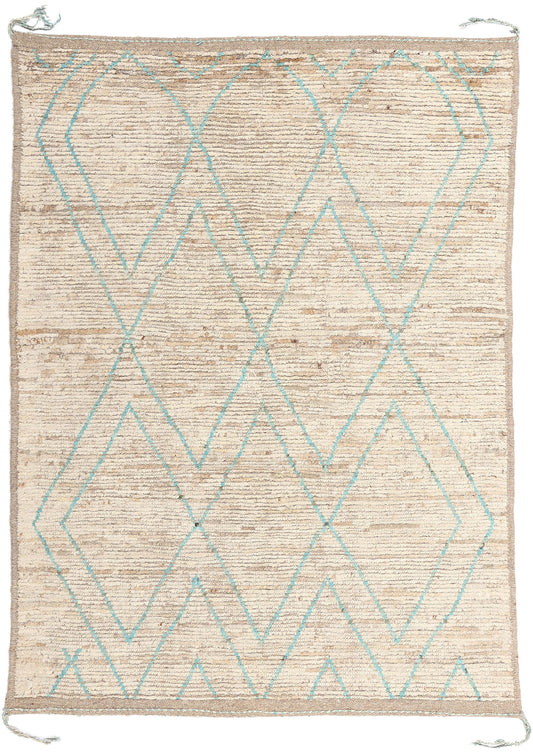 5 x 7 Earth-Tone Moroccan Rug 80783