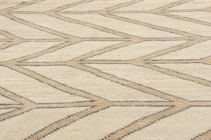 8 x 10 Organic Modern Desert Herringbone Moroccan Rug 31238