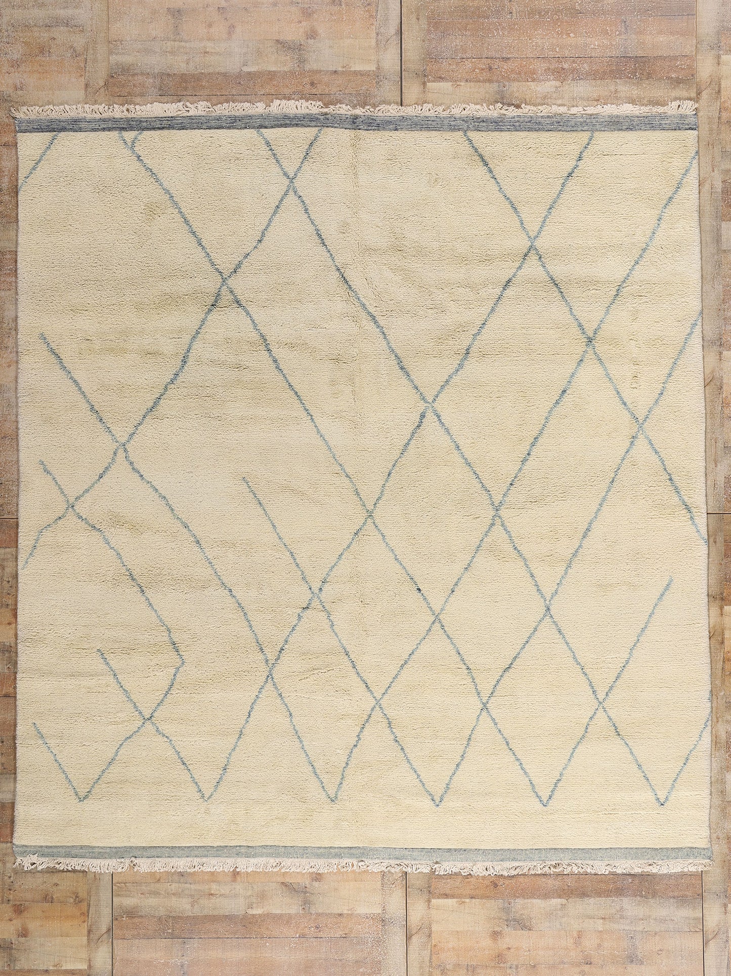 9 x 10 Organic Modern Moroccan Rug 30530