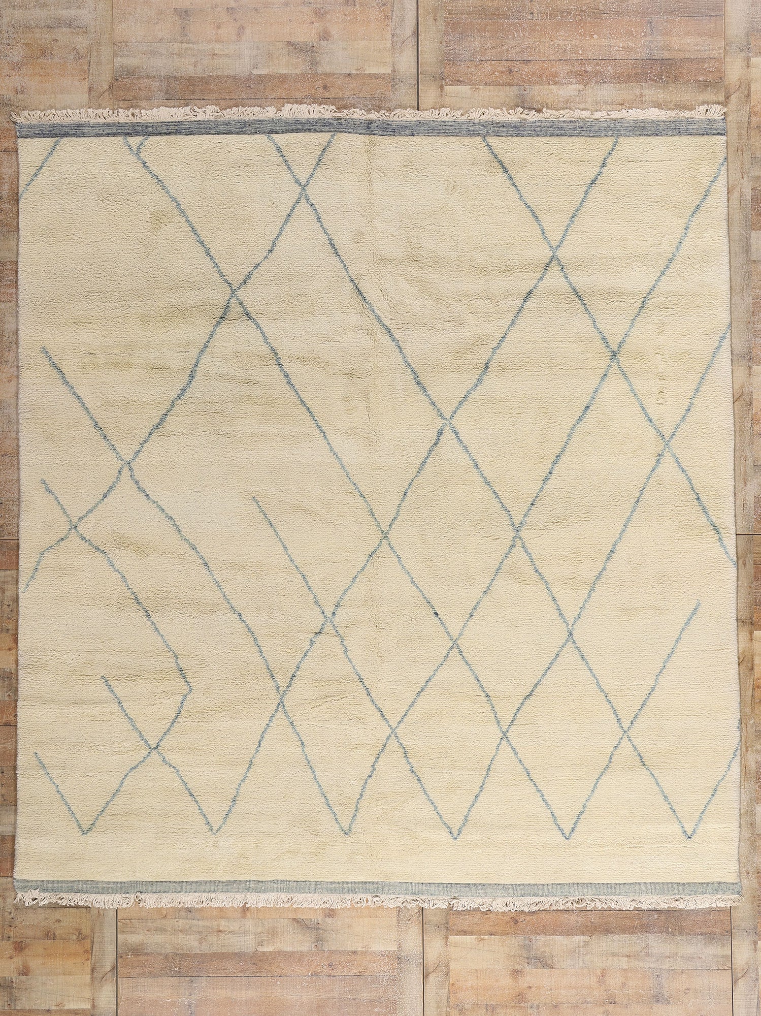 9 x 10 Organic Modern Moroccan Rug 30530