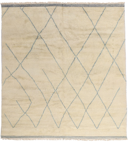 9 x 10 Organic Modern Moroccan Rug 30530