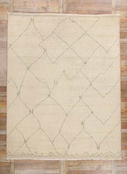 9 x 12 Biophilic Echoes Organic Modern Moroccan Rug 31291