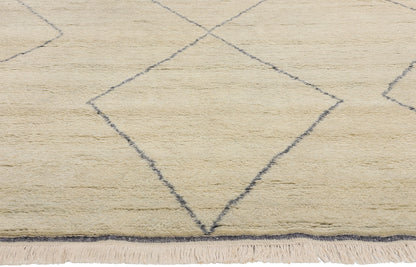 9 x 12 Silent Diamond Serenade Modern Moroccan Rug 31271