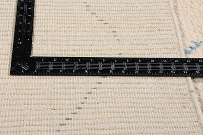 9 x 12 Beige Organic Modern Moroccan Rug 80631