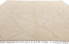 9 x 12 Beige Organic Modern Moroccan Rug 80631