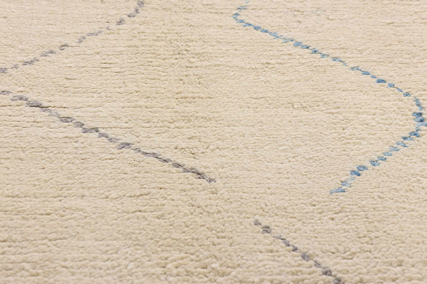 9 x 12 Beige Organic Modern Moroccan Rug 80631