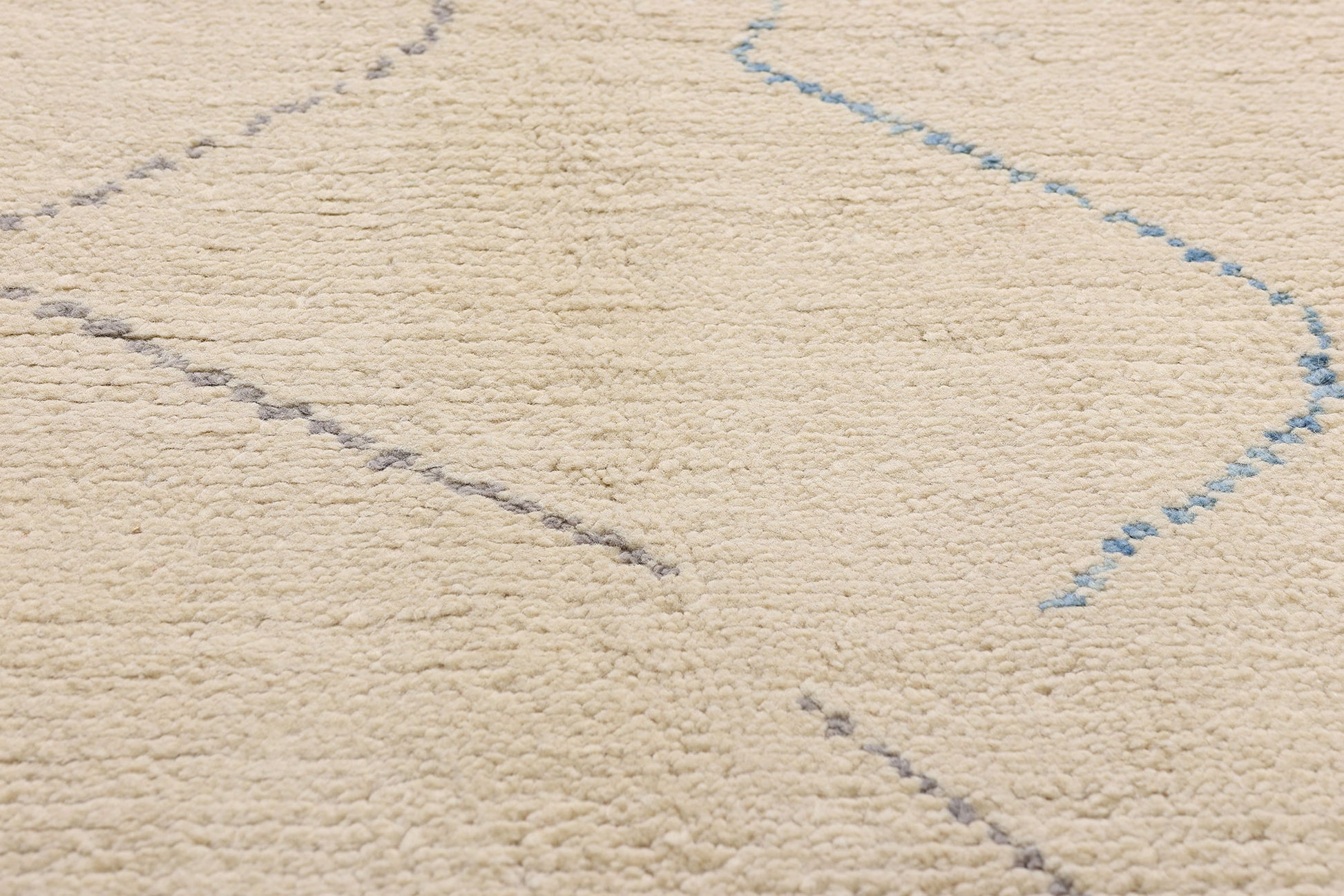 9 x 12 Beige Organic Modern Moroccan Rug 80631