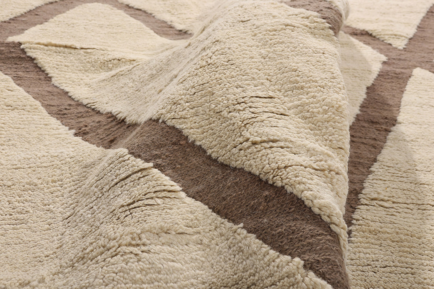 10 x 14 - Beige Pakistani Moroccan Rug - 80528