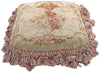 1 x 1 Pair of Antique French Aubusson Tapestry Pillows 79197
