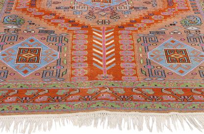 4 x 6 Vintage Pakistani Bokhara Rug 79141