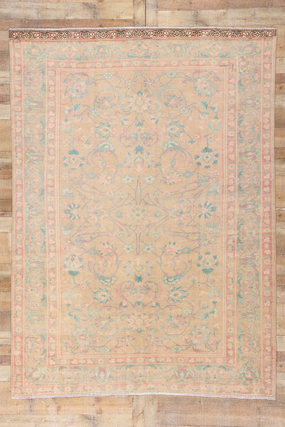 7 x 10 Vintage Persian Malayer Rug 61344