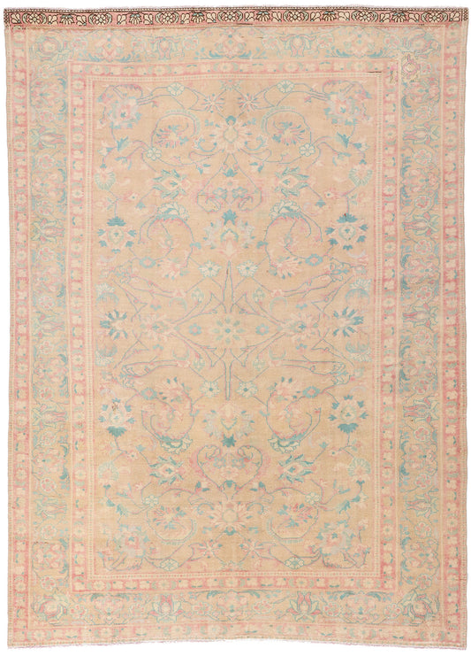 7 x 10 Vintage Persian Malayer Rug 61344