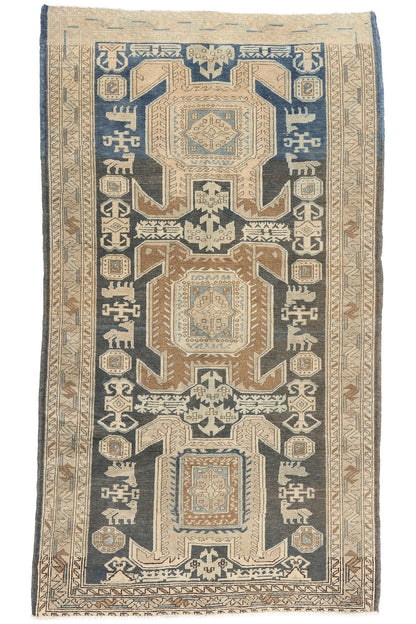 5 x 8 Antique Persian Ardabil Rug 61316