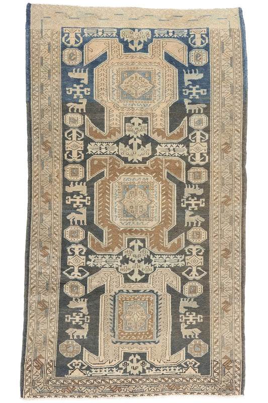 5 x 8 Antique Persian Ardabil Rug 61316