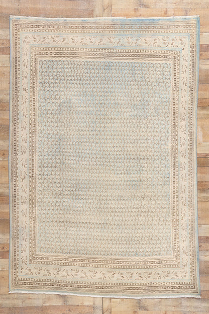7 x 10 Vintage Persian Ardabil Rug 61309
