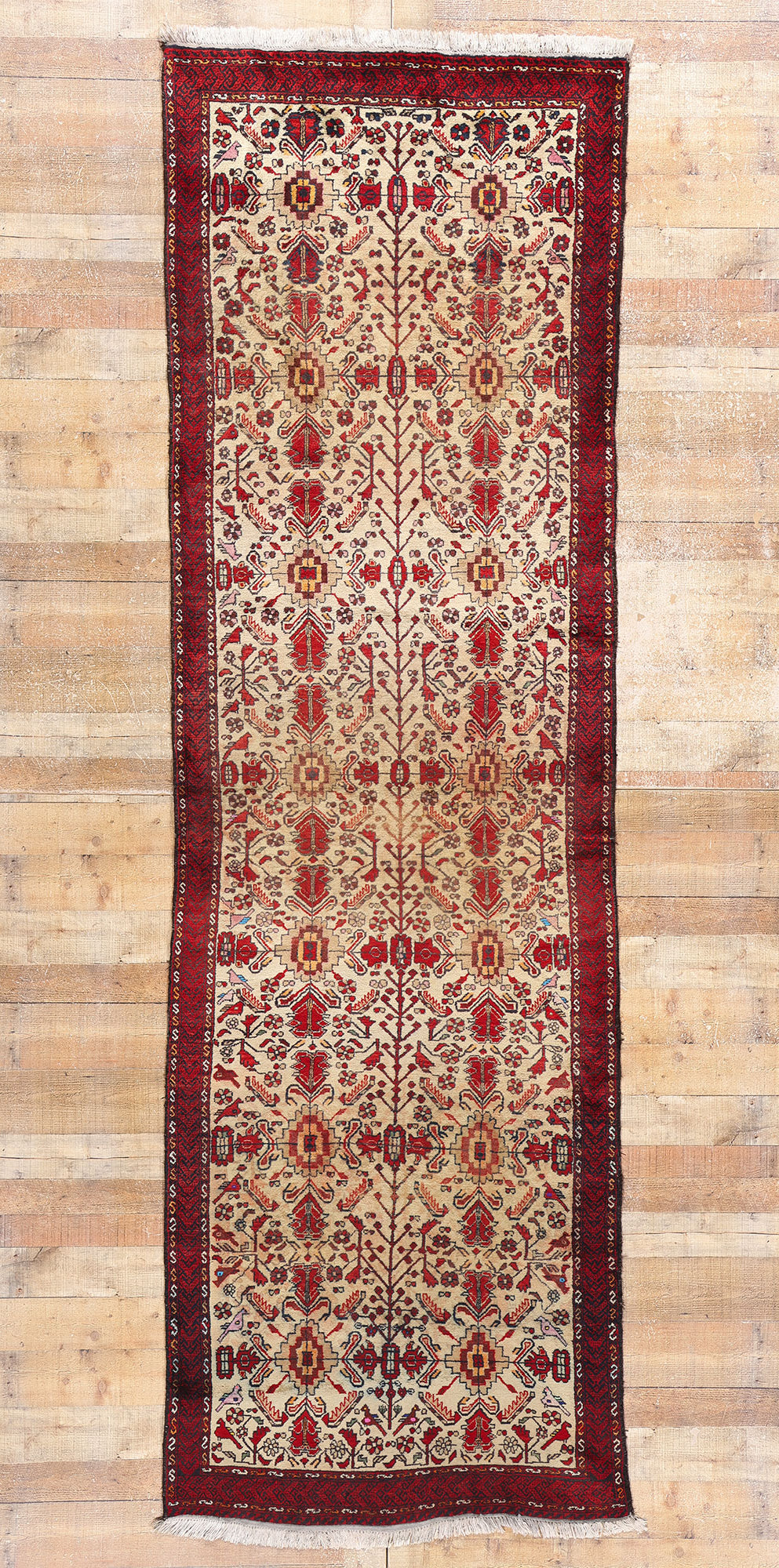 4 x 12 Vintage Persian Azerbaijan Rug 77704