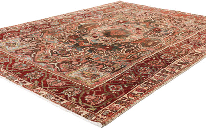 5 x 8 Antique Persian Bakhtiari Rug 61322