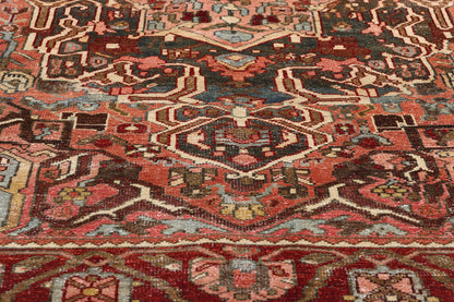 5 x 8 Antique Persian Bakhtiari Rug 61322