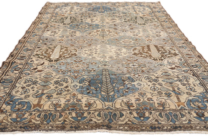 5 x 9 Antique Persian Bakhtiari Rug 61382