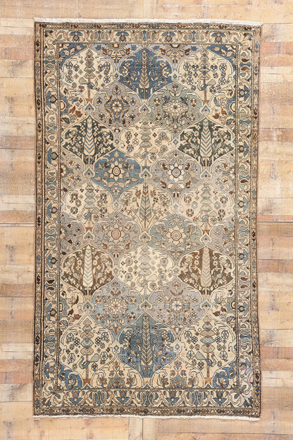 5 x 9 Antique Persian Bakhtiari Rug 61382