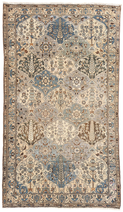 5 x 9 Antique Persian Bakhtiari Rug 61382
