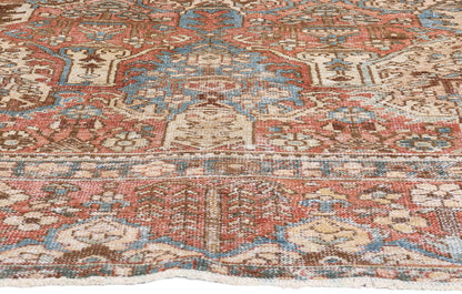 9 x 10 Antique Persian Bakhtiari Rug 61361