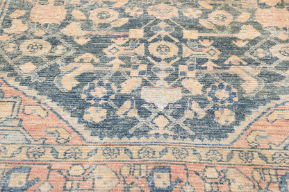 4 x 17 Antique Persian Hussainabad Hamadan Rug 61330