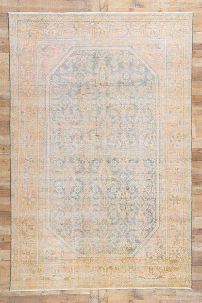 7 x 10 Antique Persian Hamadan Rug 61337