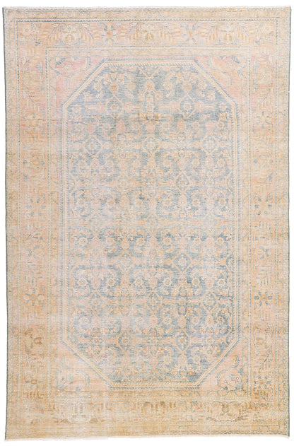 7 x 10 Antique Persian Hamadan Rug 61337