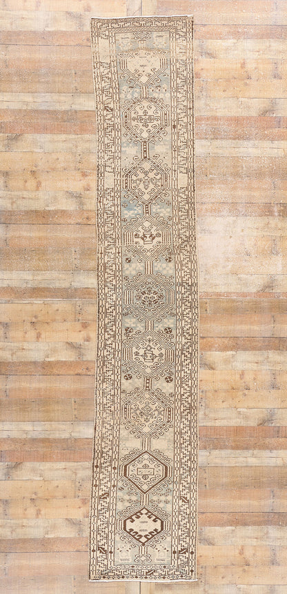 2 x 13 Antique Persian Heriz Rug 61317