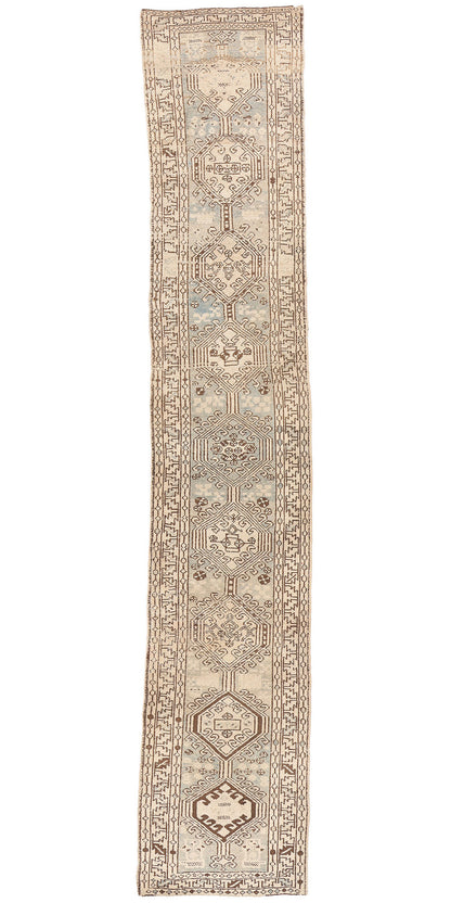 2 x 13 Antique Persian Heriz Rug 61317